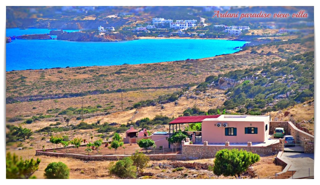 Ardani Paradise View Villa With Jacuzzi Amoopi Exteriör bild