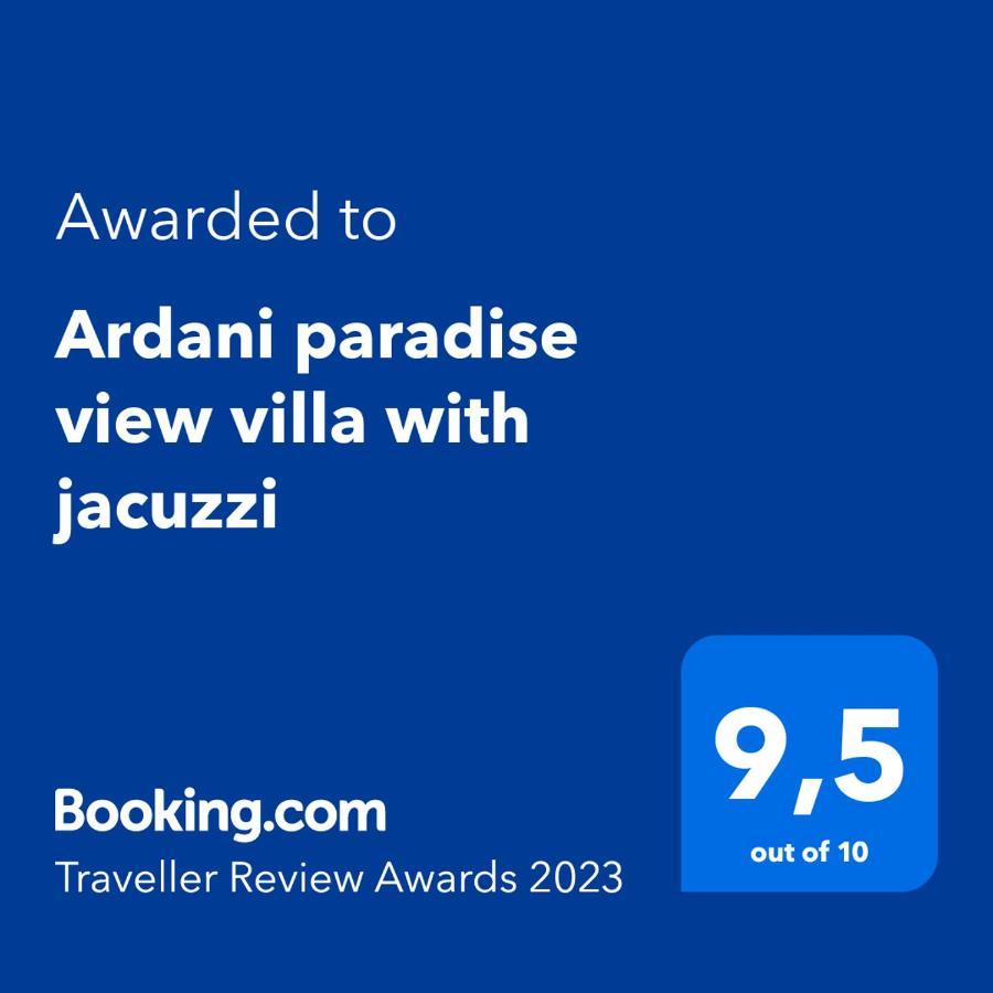 Ardani Paradise View Villa With Jacuzzi Amoopi Exteriör bild